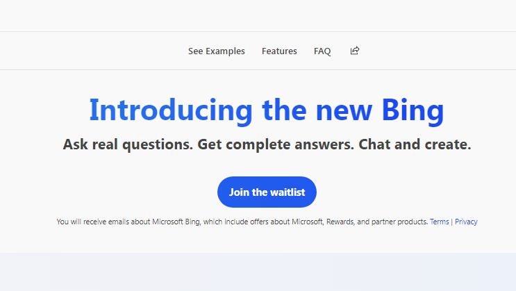 bing ai waitlist