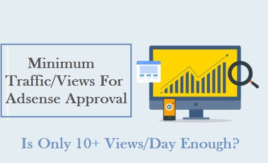 minimum traffic/views for adsense approval