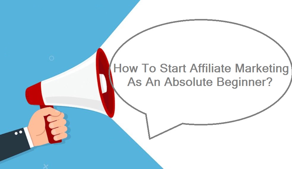 start affiliate marketing as a beginner