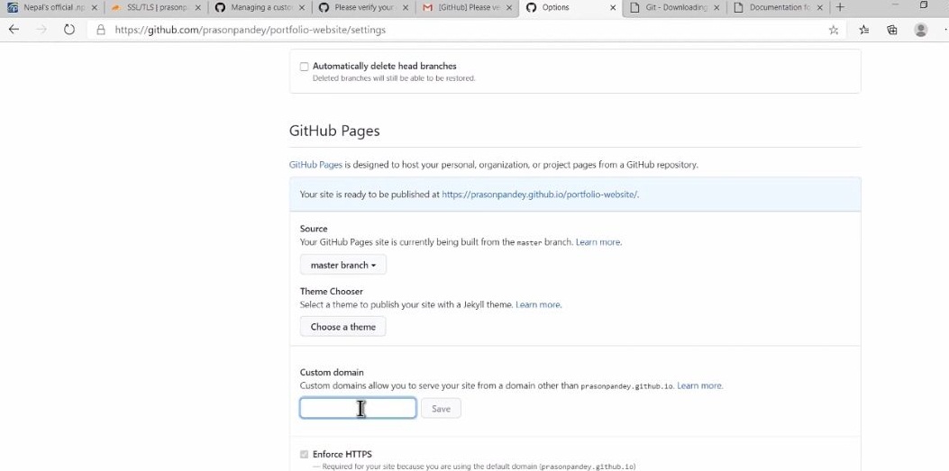 github static web hosting free