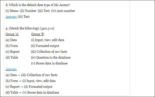 SEE computer science question papers 2079