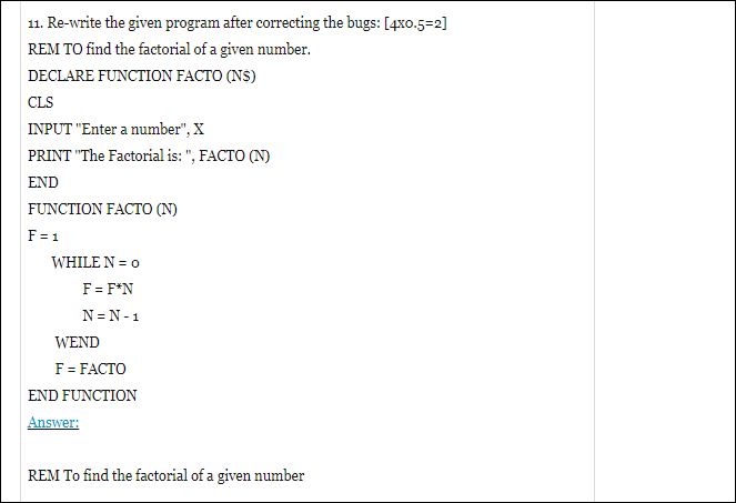 SEE computer science question papers 2079