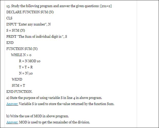 SEE computer science question papers 2079