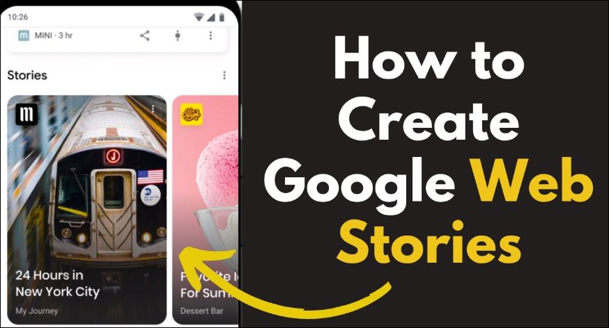 how to create web stories on google