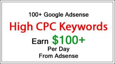 high cpc generating keywords UK