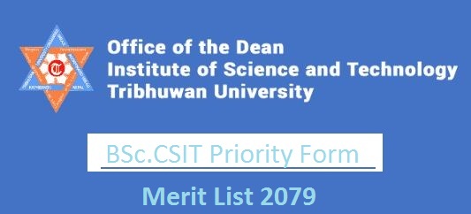 bsc.csit priority form merit list 2079